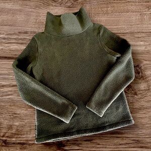 Dudley Stephens Greenpoint Turtleneck Spruce Green Sherpa Fleece XS NWT